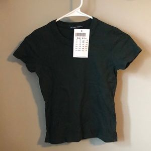 Brandy Melville dark green tee